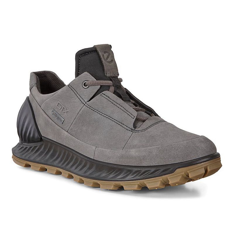 Men Ecco Exostrike M - Gore-Tex Grey - India QRZHWP867